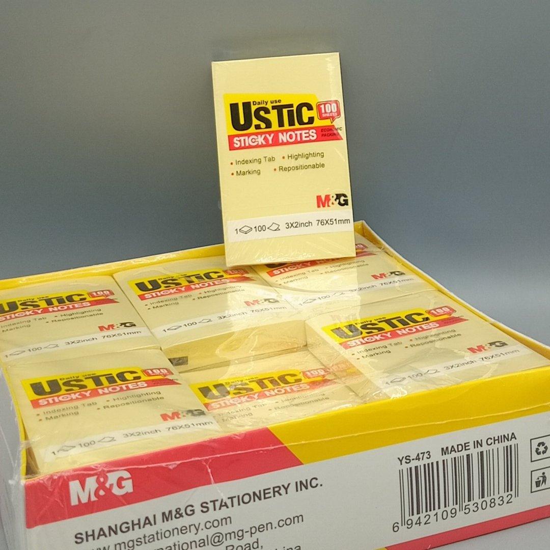 استیکی نوت US TIC زرد YS-473  کد AS33U189